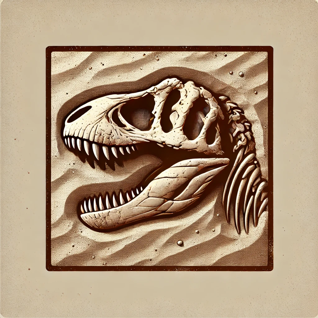 Dinosaur bone digging